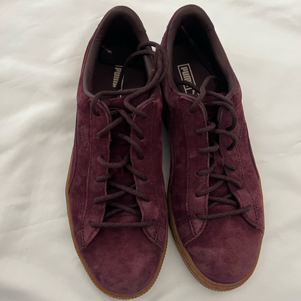 Classic Puma Purple Suede Shoes
